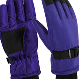 Maxbell Kids Winter Gloves Thick Keep Hand Warm Ski Gloves for Children Water Sports Purple