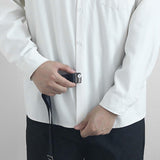 Maxbell 5xShirt Stay Belt Women Men Elastic Non Slip Wrinkle Resistance Band Belt Thickened Buckle