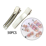 Maxbell 2x50 Pieces Alligator Hair Clips Flat Hair Styling Accessories or DIY Projects
