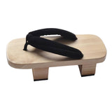 Maxbell 2xJapanese Wooden Clogs Shoes Trendy for Stage Performance Apartment Carnivals 44