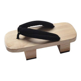 Maxbell 3xJapanese Wooden Clogs Shoes Trendy for Stage Performance Apartment Carnivals 44