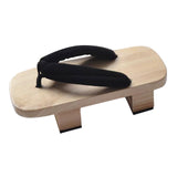 Maxbell 3xJapanese Wooden Clogs Shoes Trendy for Stage Performance Apartment Carnivals 44