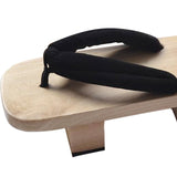 Maxbell 2xJapanese Wooden Clogs Shoes Trendy for Stage Performance Apartment Carnivals 44