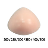 Maxbell 5xSilicone Breast Form Prosthesis Chest Enhance Breathable Shemale Fake Breast 200g 14x12x4.5cm Pale Pink