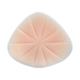 Maxbell 3xSilicone Breast Form Prosthesis Chest Enhance Breathable Shemale Fake Breast 400g 17.5x15.5x5.8cm Pale Pink