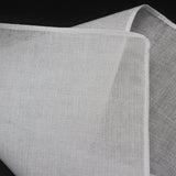 Maxbell 2x10 Pieces Pure White Handkerchiefs White Hankies for Handmade Dyeing Crafts