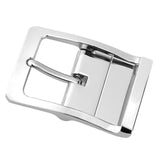 Maxbell 3xAlloy Belt Buckle Single Prong Belt Accessories High Quality Pin Belt Buckle Silver