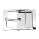 Maxbell 4xAlloy Belt Buckle Single Prong Belt Accessories High Quality Pin Belt Buckle Silver