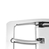 Maxbell 2xAlloy Belt Buckle Single Prong Belt Accessories High Quality Pin Belt Buckle Silver