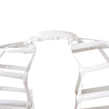 Maxbell 2xHoop Skirt Bilateral Petticoat Crinoline Underskirt Pannier for Gown Wedding