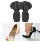 Maxbell Maxbell 2 in 1 Heel Cushion Pads High Heel Pads Soft Comfortable Durable Heel Liners Black Petals