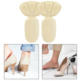 Maxbell Maxbell 2 in 1 Heel Cushion Pads High Heel Pads Soft Comfortable Durable Heel Liners Beige Water Droplets