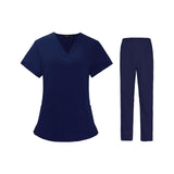 Maxbell Scrubs Set Work Uniforms for Woman Top and Pants Scrub Kit for Female Sturdy Size M