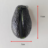 Maxbell 2xFruit Coin Purse Portable with Zipper Change Pouch for Street Travel Party
