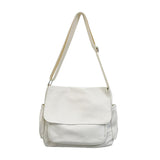 Bag Wtih Side Bag Adjustable Casual Bag for Camping Utility Travel White