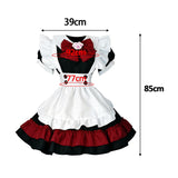 Maxbell 2xFrench Maids Costume Headwear Sets with Apron Womens Dress Fancy Dress
