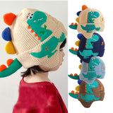 Maxbell Cute Dinosaur Ear Knitted Hat Skiing Hat Beanie for Kids Toddlers Boys Girls A
