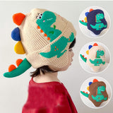 Maxbell Cute Dinosaur Ear Knitted Hat Skiing Hat Beanie for Kids Toddlers Boys Girls C