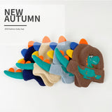 Maxbell Cute Dinosaur Ear Knitted Hat Skiing Hat Beanie for Kids Toddlers Boys Girls D