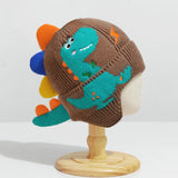 Maxbell Cute Dinosaur Ear Knitted Hat Skiing Hat Beanie for Kids Toddlers Boys Girls D
