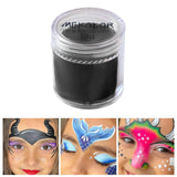 Maxbell 5xFace Body Paint Professional Face Paint Pigment for Halloween Cosmetic Party Black
