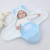Maxbell Newborn Baby Swaddle Blanket Child Nice Gift Stylish Newborn Swaddle Blanket Blue 62cm