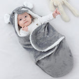 Maxbell Newborn Baby Swaddle Blanket Child Nice Gift Stylish Newborn Swaddle Blanket Gray 62cm