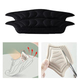 Maxbell Maxbell Heel Cushion Pads Lightweight Adjusting Shoe Size Anti Slip Heel Grips Liner black Thin