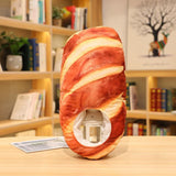 Maxbell 4xPlush Bread Hat Creative Cute Lovely Bread Cap for Party Holiday Fancy Dress