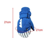 Maxbell Kids Winter Gloves Warm Thickened Gloves Snow Gloves for Skiing Snow Outdoor blue