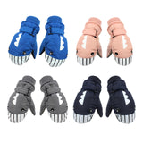 Maxbell Kids Winter Gloves Warm Thickened Gloves Snow Gloves for Skiing Snow Outdoor blue