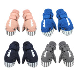 Maxbell Kids Winter Gloves Warm Thickened Gloves Snow Gloves for Skiing Snow Outdoor blue