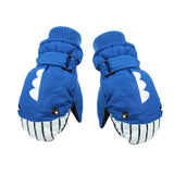 Maxbell Kids Winter Gloves Warm Thickened Gloves Snow Gloves for Skiing Snow Outdoor blue