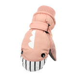 Maxbell Kids Winter Gloves Warm Thickened Gloves Snow Gloves for Skiing Snow Outdoor pink
