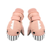 Maxbell Kids Winter Gloves Warm Thickened Gloves Snow Gloves for Skiing Snow Outdoor pink