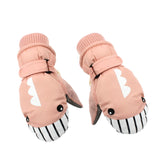 Maxbell Kids Winter Gloves Warm Thickened Gloves Snow Gloves for Skiing Snow Outdoor pink