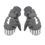 Maxbell Kids Winter Gloves Warm Thickened Gloves Snow Gloves for Skiing Snow Outdoor gray