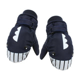 Maxbell Kids Winter Gloves Warm Thickened Gloves Snow Gloves for Skiing Snow Outdoor Navy blue