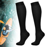 Maxbell 4xCompression Socks Thick Breathable Soccer Socks for Training Rugby Men Women L XL
