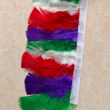 Maxbell 3xFeather Headdress Hair Band Headwear for Stage Performance Halloween Cosplay Style A