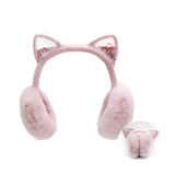 Maxbell Kids Winter Earmuffs Ear Warmers Ear Covers for Traveling Outdoor Biking Pink