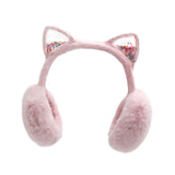 Maxbell Kids Winter Earmuffs Ear Warmers Ear Covers for Traveling Outdoor Biking Pink