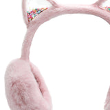 Maxbell Kids Winter Earmuffs Ear Warmers Ear Covers for Traveling Outdoor Biking Pink
