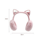 Maxbell Kids Winter Earmuffs Ear Warmers Ear Covers for Traveling Outdoor Biking Pink