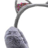 Maxbell Kids Winter Earmuffs Ear Warmers Ear Covers for Traveling Outdoor Biking Gray
