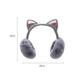 Maxbell Kids Winter Earmuffs Ear Warmers Ear Covers for Traveling Outdoor Biking Gray