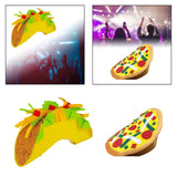 Maxbell 3xMexican Hat Funny Creative Women Decor Headwear for Party Halloween Carnival Taco 20cmx40cm