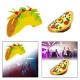 Maxbell 3xMexican Hat Funny Creative Women Decor Headwear for Party Halloween Carnival Taco 20cmx40cm