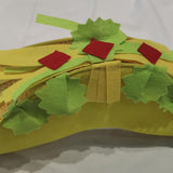 Maxbell 3xMexican Hat Funny Creative Women Decor Headwear for Party Halloween Carnival Taco 20cmx40cm