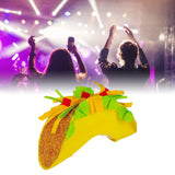 Maxbell 2xMexican Hat Funny Creative Women Decor Headwear for Party Halloween Carnival Taco 20cmx40cm